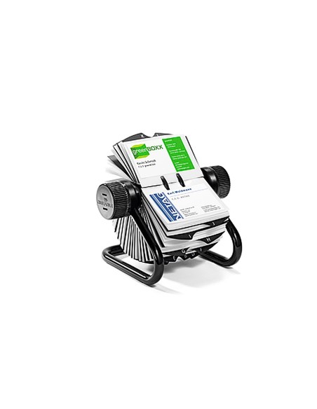 TARJETERO VISIFIX ROTATORIO 200 FUNDAS 400 TARJETAS 72X104MM SEP.AZ