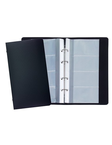 TARJETERO 4 ANILLAS15 FUNDAS 4 DEPARTAMENTOS 265X145 MM