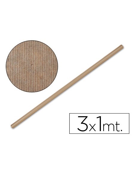 PAPEL KRAFT MARRON ROLLO 3X1 MT