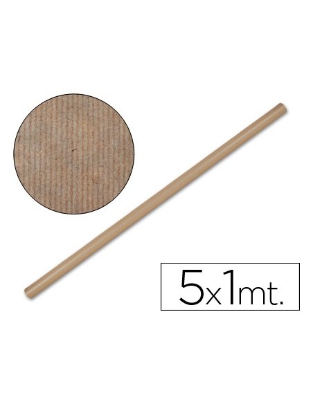 PAPEL KRAFT MARRON ROLLO 5X1 MT