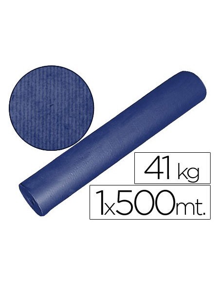 PAPEL KRAFT AZUL 1,00 MT X 500 MTS 41 KILOS ESPECIAL EMBALAJE
