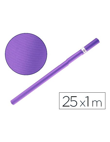 PAPEL LIDERPAPEL KRAFT VIOLETAROLLO 25X1 MT