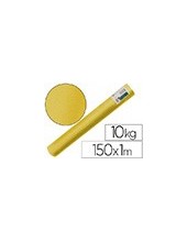 PAPEL KRAFT VERJURADO LIDERPAPEL AMARILLO 150 MT 65 GR BOBINA 10 KG 2