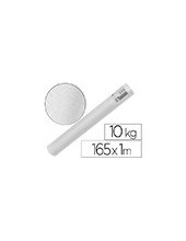 PAPEL KRAFT VERJURADO LIDERPAPEL BLANCO 165MT 60GR BOBINA 10KG 2