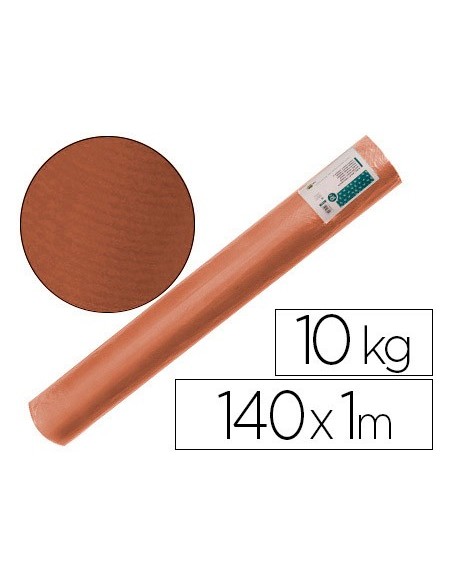 PAPEL KRAFT VERJURADO LIDERPAPEL MARRON 140MT 70GR BOBINA 10KG