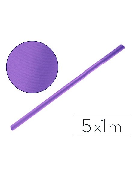 PAPEL KRAFT LIDERPAPEL VIOLETA ROLLO 5X1 MT