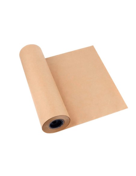 PAPEL KRAFT  MARRON BOBINA 1MT.X 357MT.ESPECIAL EMBALAJE PESO 25 KG