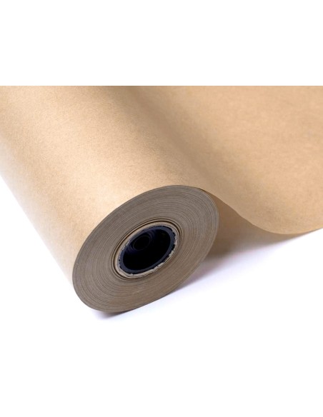 PAPEL KRAFT  MARRON BOBINA 1MT.X 357MT.ESPECIAL EMBALAJE PESO 25 KG