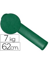 PAPEL FANTASIA KRAFT LISO KFC BOBINA 62 CM 7 KG COLOR VERDE