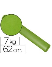 PAPEL REGALO KRAFT LISO BOBINA ANCHO 62CM 7KG 60GR. PISTACHO