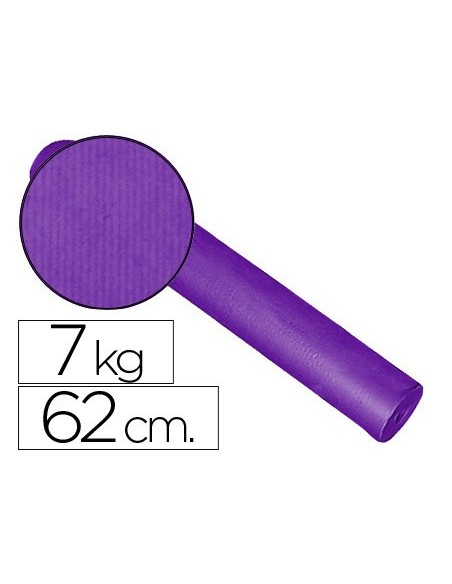 PAPEL FANTASIA KRAFT BLACNO KFC-BOBINA 62 CM 7 KG COLOR LILA