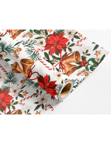 PAPEL REGALO NAVIDAD ROLLO ANCHO 70 CM 2MT.60GR.DISEÑOS SURT.C-2024