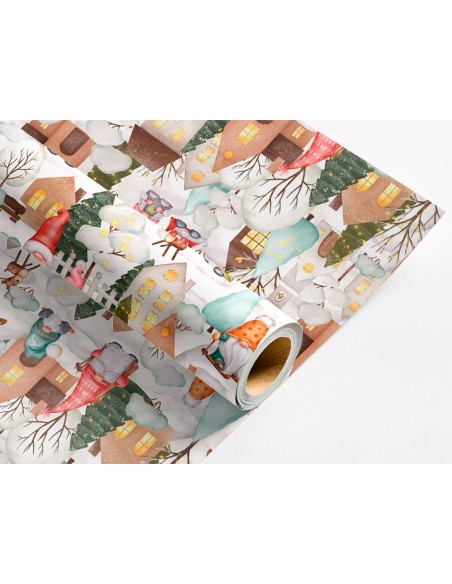 PAPEL REGALO NAVIDAD ROLLO ANCHO 70CM 2MT. 60GR.DISEÑOS SURT.B-2024