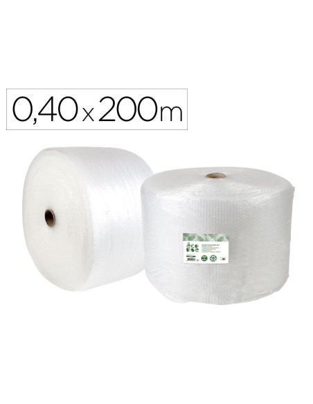 PLASTICO BURBUJA  ECOUSE 0.40X200M 30% PLAST.RECICLADO