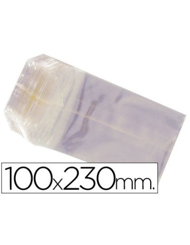 BOLSAS CELOFAN 100X230 MM PAQUETE 100