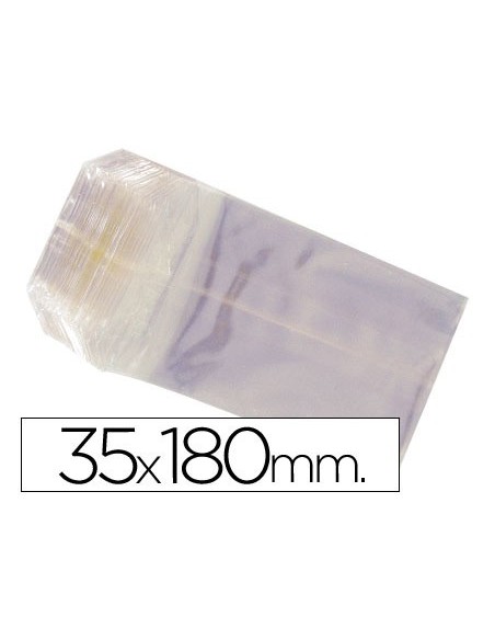 BOLSAS CELOFAN 35X180 MM PAQUETE 100