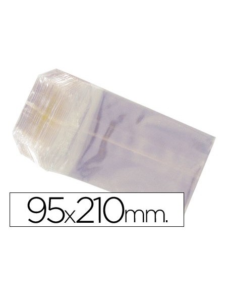 BOLSAS CELOFAN 95X210 MM PAQUETE 100
