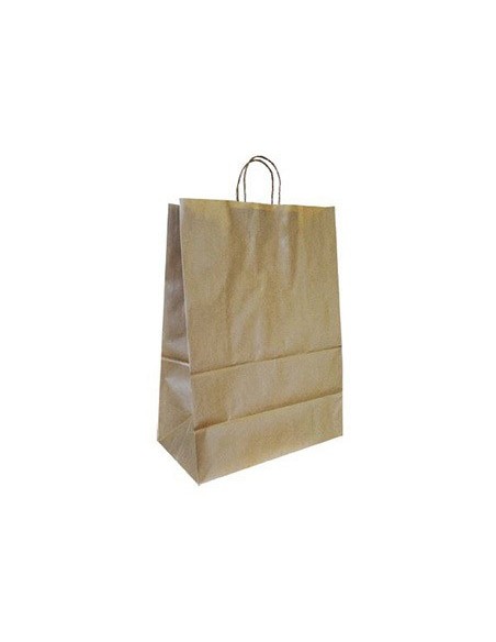 BOLSA KRAFT Q-CONNECT NATURAL ASA RETORCIDA 270X120X360 MM