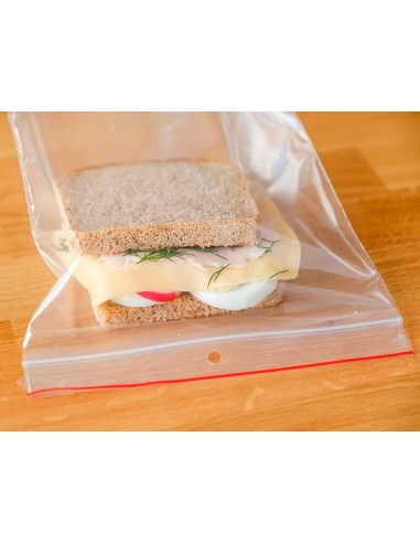 BOLSA PLAST.AUTOCIERRE Q-CON.60X80MM PQ.DE 100 UD.