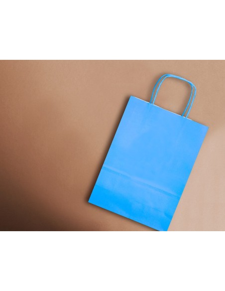 BOLSA PAPEL Q-CON.CELULOSA CEL. M ASA RETORCIDA 270X370X12MM