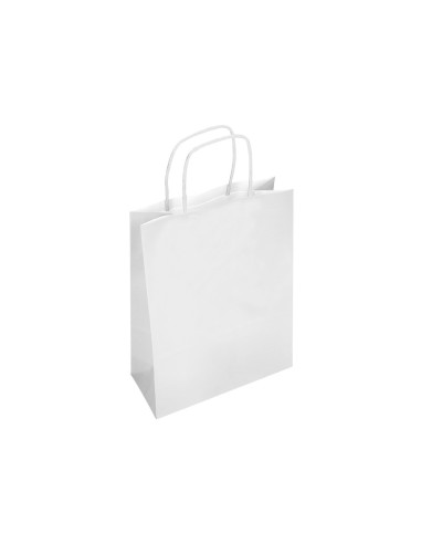 BOLSA PAPEL Q-CON.CELULOSA BL.S ASA RETORCIDA 240X320X10MM