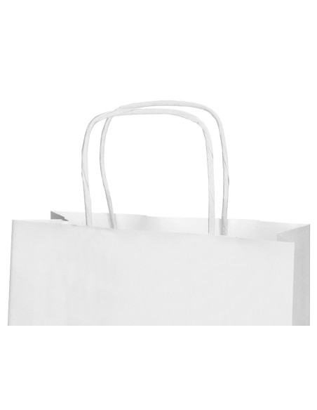 BOLSA PAPEL Q-CON.CELULOSA BL.S ASA RETORCIDA 240X320X10MM