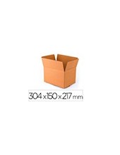 CAJA EMBALAR MARRON DOBLE CANAL 304X150X217MM 2