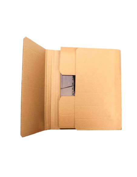 CAJA EMBALAR Q-CON LIBRO MEDIDAS 300X240X60 MM ESPESOR CARTON 3 MM