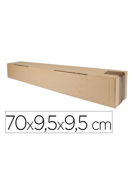 CAJA EMBALAR Q-CONNECT TUBO MEDIDAS 700X95X95 MM ESPESOR CARTON 3 MM