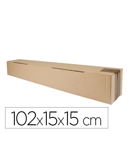 CAJA EMBALAR Q-CON TUBO MEDIDAS 1020X150X150 MM ESPESOR CARTON 3 MM