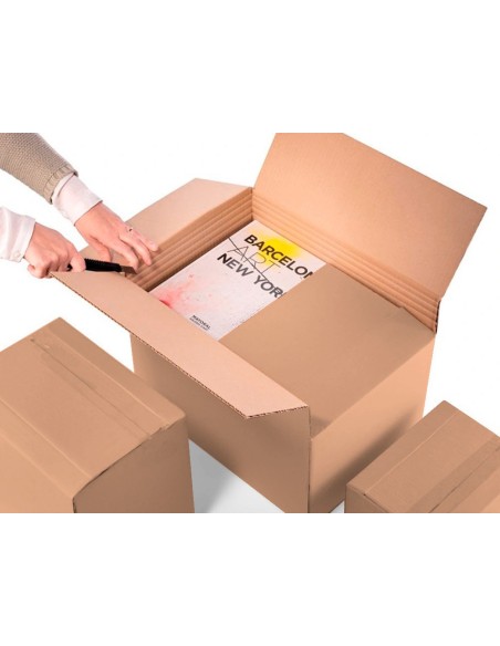 CAJA EMBALAR Q-CON.RESISTENTE REG. ALTURA DOBLE 7MM 350X325X280MM