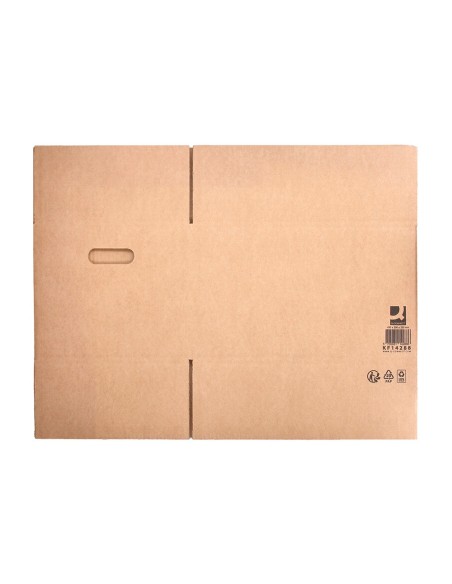 CAJA EMBALAR Q-CON.AMERICANA RESISTENTE ASAS CARTON 7MM 430X300X250MM
