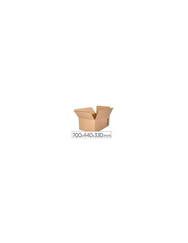 CAJA EMBALAR MARRON DOBLE CANAL 700X440X300MM