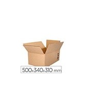 CAJA EMBALAR Q-CON.AMERICANA RESISTENTE RECICLADO 7MM 500X340X310MM 2