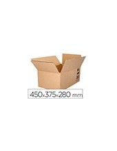 CAJA EMBALAR Q-CON.AMERICANA RESISTENTE RECICLADO 7MM 450X375X280MM 2