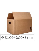 CAJA EMBALAR Q-CON.AMERICANA ASAS CARTON C. SIMPLE 5MM 400X290X220MM