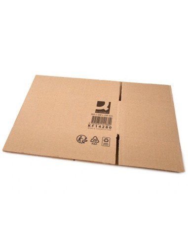CAJA EMBALAR Q-CON.AMERICANA CARTON C.SIMPLE 5MM KRAFT 350X250X220MM