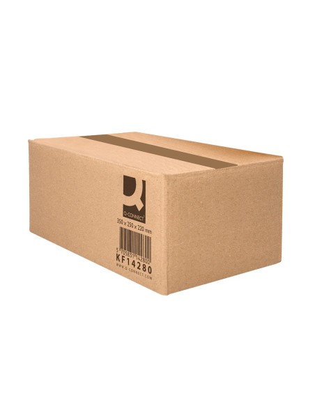 CAJA EMBALAR Q-CON.AMERICANA CARTON C.SIMPLE 5MM KRAFT 350X250X220MM