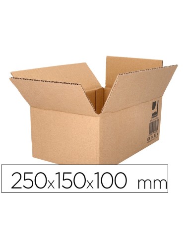 CAJA EMBALAR Q-CON.AMERICANA CARTON C.SIMPLE 5MM KRAFT 250X150X100MM