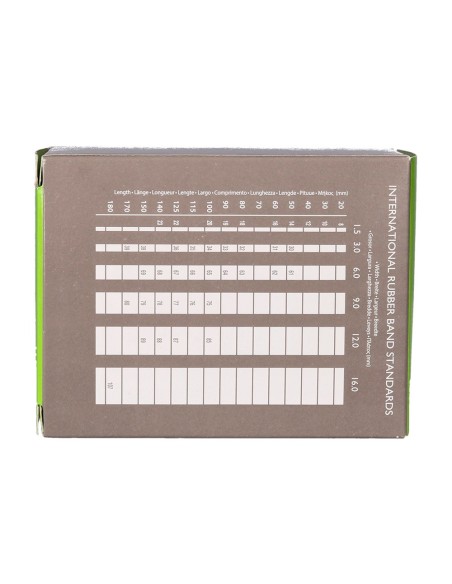 GOMILLAS ELASTICAS Q-CON.100 GR NUMERO 12