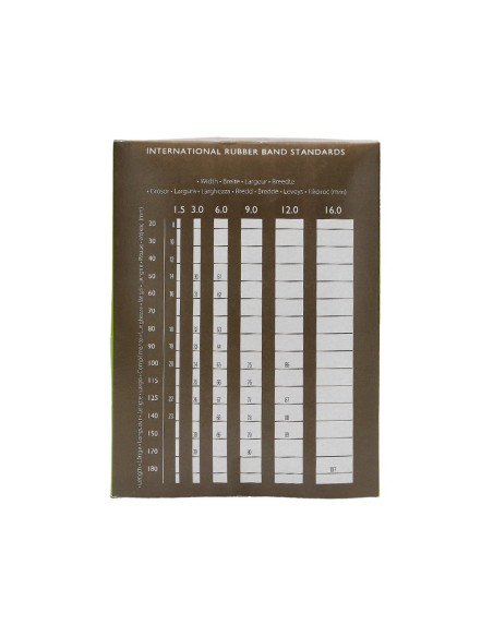 BANDAS ELASTICAS Q-CON.1000 GR 100 X 9 MM NUMERO 10