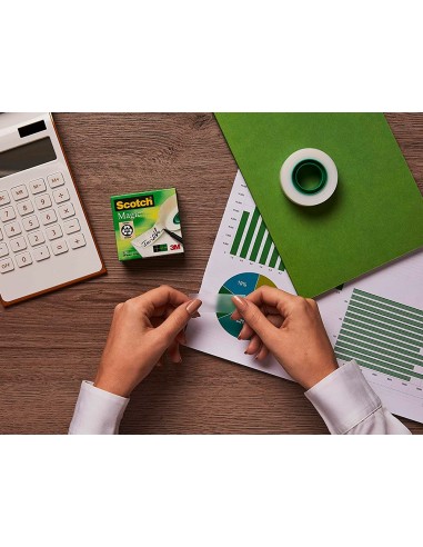 CINTA ADHESIVA SCOTCH MAGIC 33X19 MM PACK 8 UNIDADES