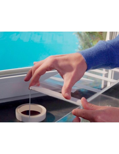 CINTA ADHESIVA Q-CON.DOBLE CARA 10 MT X 12 MM PORTARROLLOS