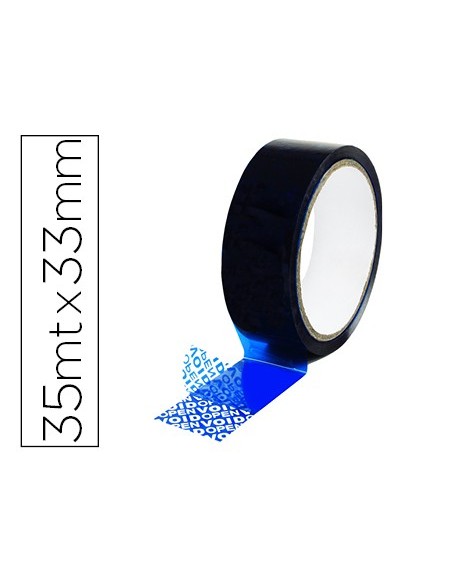 CINTA SEGURIDAD Q-CON.PRECINTO POSTAL AZ.35 MT X 33 MM