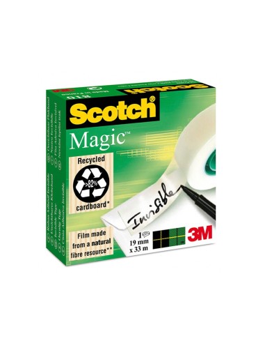 CINTA ADH. SCOTCH MAGIC 33X19 MM PACK 6 ROLLOS