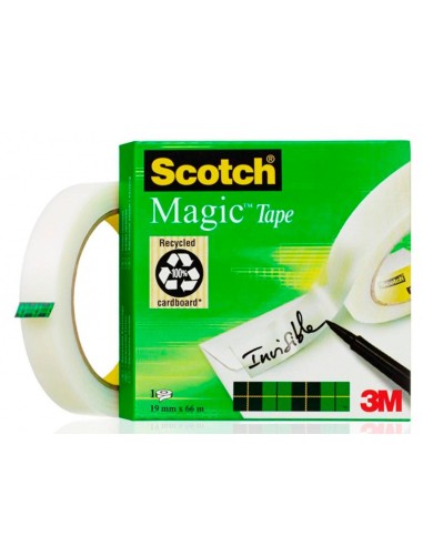 CINTA ADH. SCOTCH MAGIC 66MT.X 19MM CAJA UNITARIA