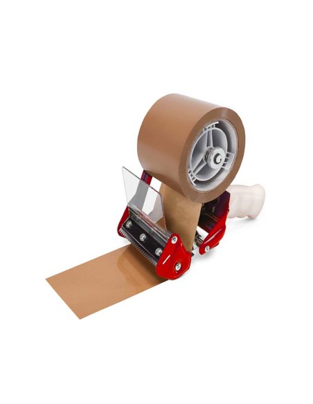 CINTA EMBALAR ADHESIVA Q-CONNECT PP HAVANA 100 MT X 50 MM