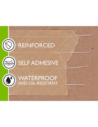 CINTA ADH. Q-CON.KRAFT REFORZADO 50MT.X 50MM EMBALAJE