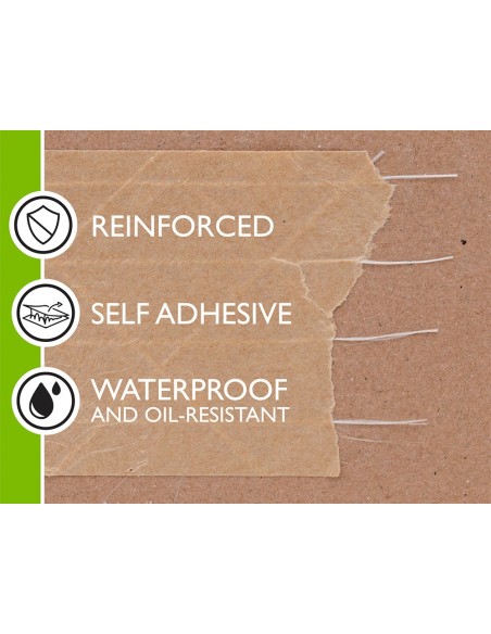 CINTA ADH. Q-CON.KRAFT REFORZADO 50MT.X 50MM EMBALAJE