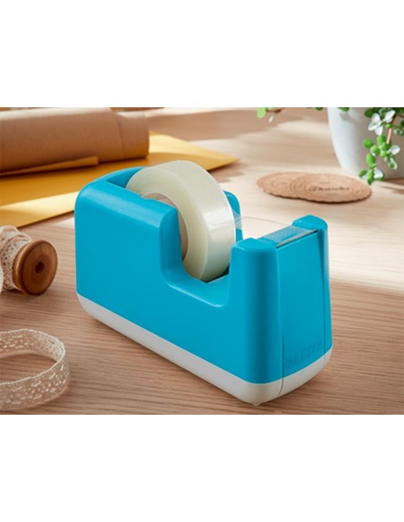 PORTARROLLO LEITZ COSY PLAST.CINTAS 33MT.AZ.